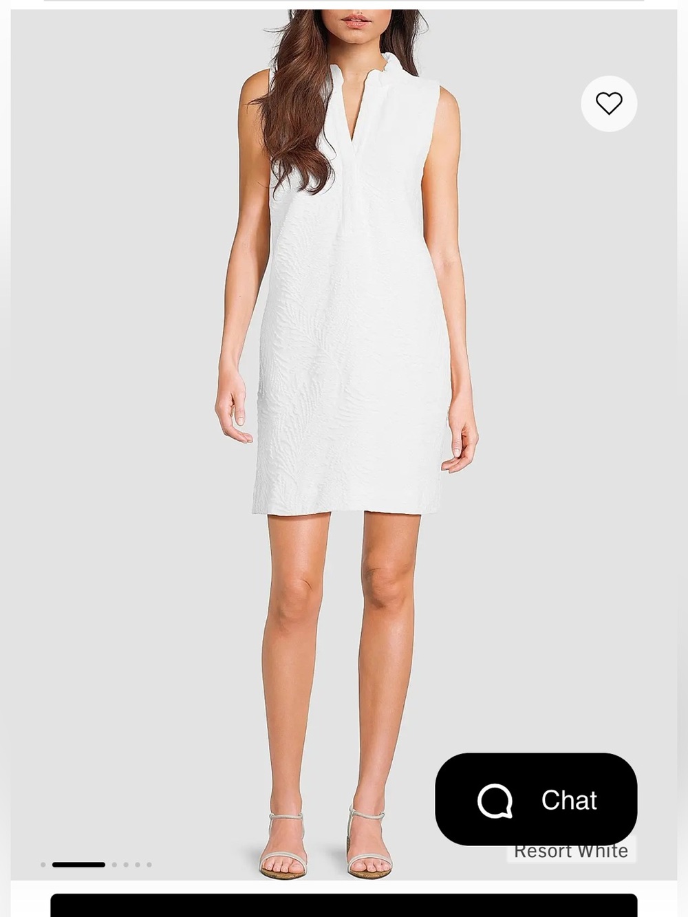 Lilly Pulitzer Elsey Shift Minidress Resort White